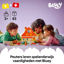 LEGO DUPLO Bluey huis van Bluey en haar familie met geheugenspel 10459 productafbeelding 2
