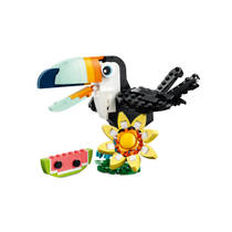 LEGO Creator 3-in-1 wilde dieren: tropische toekan 31173 productafbeelding 2