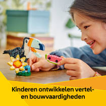 LEGO Creator 3-in-1 wilde dieren: tropische toekan 31173 productafbeelding 10