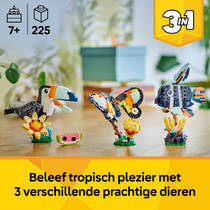 LEGO Creator 3-in-1 wilde dieren: tropische toekan 31173 productafbeelding 8