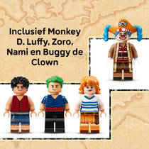 LEGO ONE PIECE circustent van Buggy de Clown 75637 productafbeelding 5