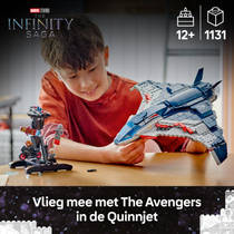 LEGO Marvel Avengers: Age of Ultron Quinjet 76325 productafbeelding 2