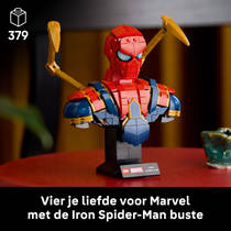 LEGO Marvel Iron Spider-Man buste 76326 productafbeelding 8