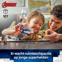 LEGO Marvel Captain America vs Thanos 76319 productafbeelding 7