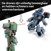 LEGO Marvel Iron Man en War Machine vs. Hammer Drones 76320 productafbeelding 7