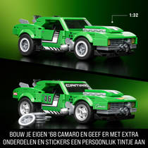 Mattel Brick Shop Hot Wheels Custom 68 Camaro productafbeelding 3