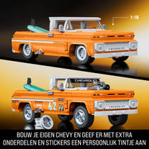 Mattel Brick Shop Hot Wheels Custom 62 Chevy Pickup productafbeelding 3