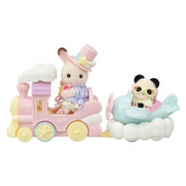 Sylvanian Families pretpark set vliegtuig en trein 5819 productafbeelding 3