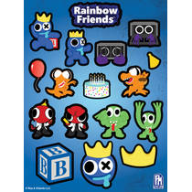 Rainbow Friends Head Bundle - blauw productafbeelding 9