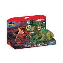 schleich ELDRADOR CREATURES vuurdino vs junglehagedis 70834 productafbeelding 2