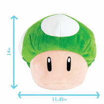 Mocchi-Mocchi T12971R mega 1UP paddenstoel knuffel productafbeelding 5