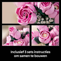 LEGO Botanicals roze rozenboeket 10374 productafbeelding 3