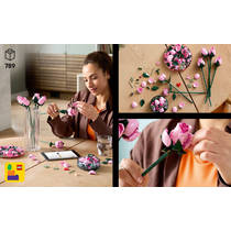 LEGO Botanicals roze rozenboeket 10374 productafbeelding 7