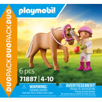 PLAYMOBIL meisje met pony 71887 productafbeelding 5