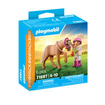 PLAYMOBIL meisje met pony 71887 productafbeelding 4