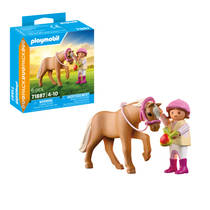 PLAYMOBIL meisje met pony 71887