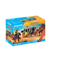 PLAYMOBIL Western Wilde westen postkoets 71862 productafbeelding 6