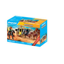PLAYMOBIL Western Wilde westen postkoets 71862 productafbeelding 8