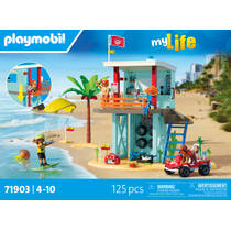 PLAYMOBIL My Life reddingstoren met strandbuggy 71903 productafbeelding 7
