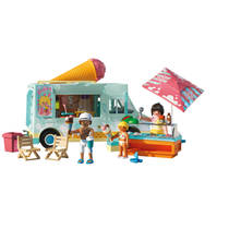 PLAYMOBIL My Life ijscowagen met surfshop 71904 productafbeelding 3