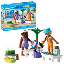 PLAYMOBIL My Life stranduitje met koppel 71908