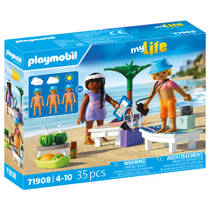 PLAYMOBIL My Life stranduitje met koppel 71908 productafbeelding 6