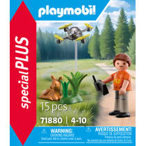 PLAYMOBIL SpecialPLUS redding van hertenkalf met drone 71880 productafbeelding 5