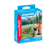 PLAYMOBIL SpecialPLUS redding van hertenkalf met drone 71880 productafbeelding 3