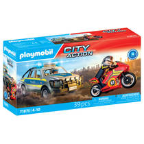 PLAYMOBIL City Action achtervolging met politie-ophaaldienst 71875 productafbeelding 6