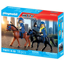 PLAYMOBIL City Action politie te paard 71877 productafbeelding 5