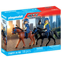 PLAYMOBIL City Action politie te paard 71877 productafbeelding 7