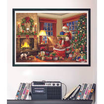 Clementoni puzzel bezoek van de kerstman - 1000 stukjes productafbeelding 5