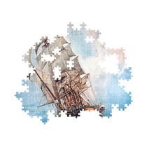 Clementoni puzzel Amerigo Vespucci - 1000 stukjes productafbeelding 3