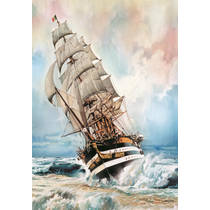 Clementoni puzzel Amerigo Vespucci - 1000 stukjes productafbeelding 6