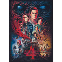 Clementoni puzzel Stranger Things S4 - 1000 stukjes productafbeelding 2