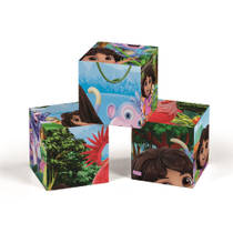 Clementoni puzzel Cubes Dora - 12 stukjes productafbeelding 5