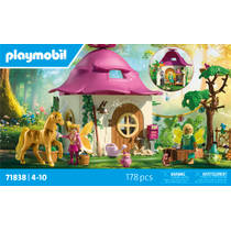 PLAYMOBIL gezellig sprookjeshuis met gouden eenhoorn en stal 71838 productafbeelding 4