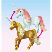 PLAYMOBIL gezellig sprookjeshuis met gouden eenhoorn en stal 71838 productafbeelding 5
