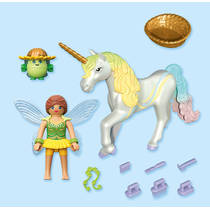 PLAYMOBIL verzameleenhoorn: Regenboogbloem met fee 71840 productafbeelding 3