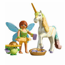PLAYMOBIL verzameleenhoorn: Regenboogbloem met fee 71840 productafbeelding 6