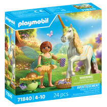 PLAYMOBIL verzameleenhoorn: Regenboogbloem met fee 71840 productafbeelding 7