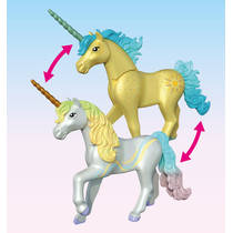 PLAYMOBIL verzameleenhoorn: Regenboogbloem met fee 71840 productafbeelding 4
