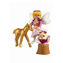 PLAYMOBIL gouden eenhoornveulen met fee 71844 productafbeelding 2