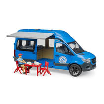 Bruder Mercedes Sprinter camper met bestuurder - blauw productafbeelding 4