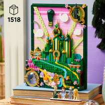 LEGO Wicked Emerald City muurkunst 75685 productafbeelding 2