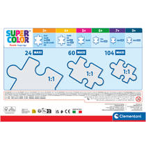 Clementoni Dora Super Color puzzel park maxi - 104 stukjes productafbeelding 4