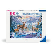 Ravensburger puzzel reeën en herten in het bos - 1000 stukjes