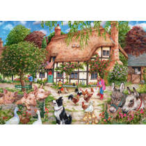 Ravensburger puzzel Farm Cottage - 1000 stukjes productafbeelding 2