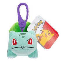 Pokémon pluchen knuffel met clip productafbeelding 2