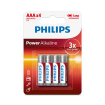 Philips Power Alkaline AAA/LR03 batterijen set 4-delig